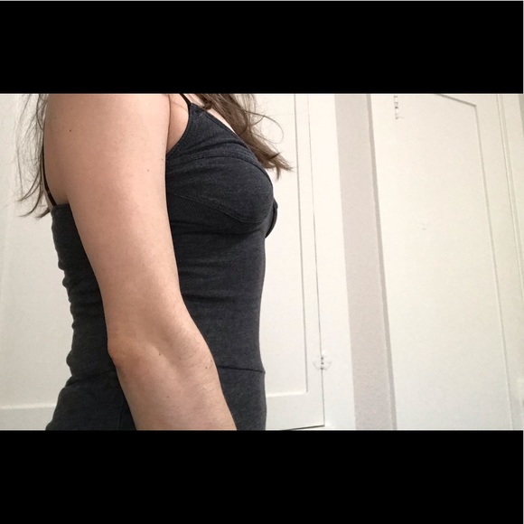 raquel allegra basic maxi gray dress - Picture 4 of 8